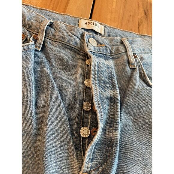 AGOLDE 90s High Rise Straight Leg Jeans - Picture 3 of 5